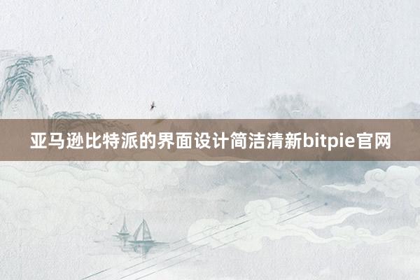 亚马逊比特派的界面设计简洁清新bitpie官网