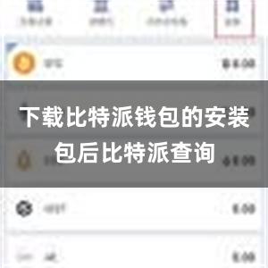 下载比特派钱包的安装包后比特派查询