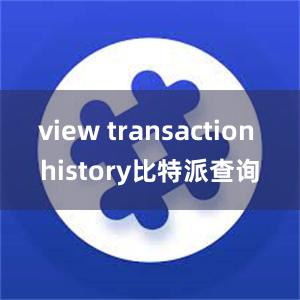 view transaction history比特派查询